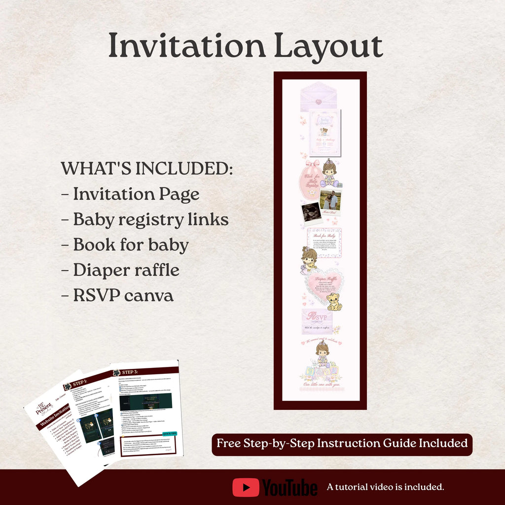 Sweet Blessing Baby Shower Website