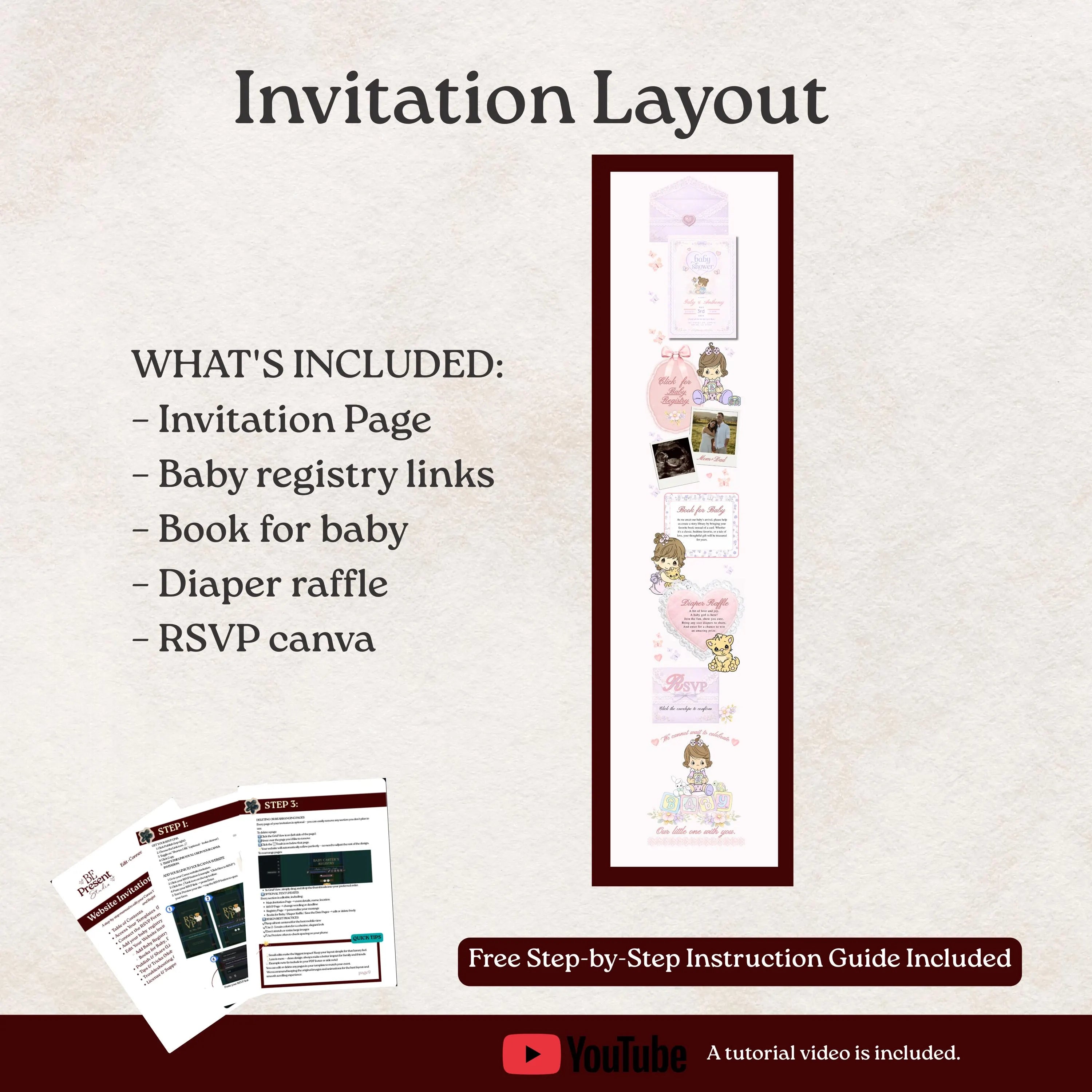 Sweet Blessing Baby Shower Website