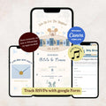 babyland Baby Shower Website Invitation its a boy  Happiest Baby Shower On Earth | Mini Baby Shower Canva Website Template with Music