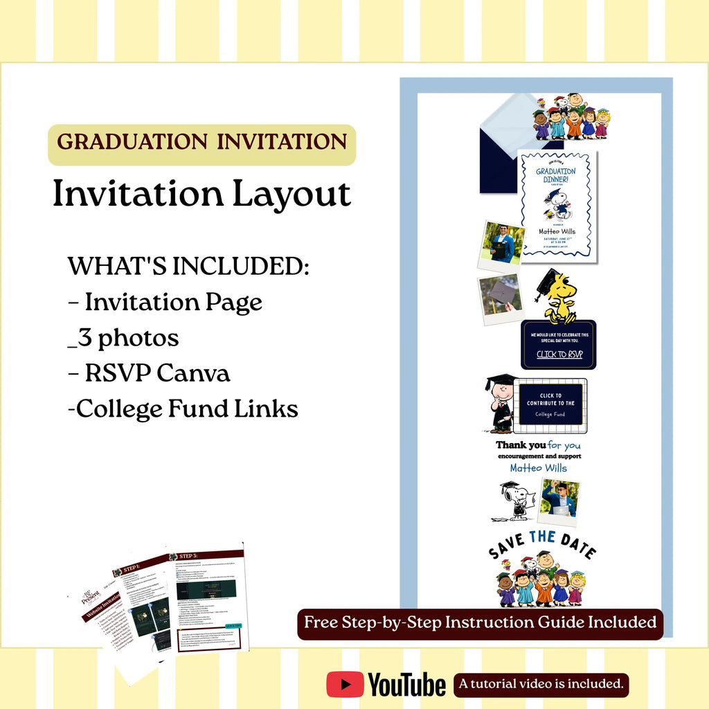 Snoopy Graduation Celebration Website