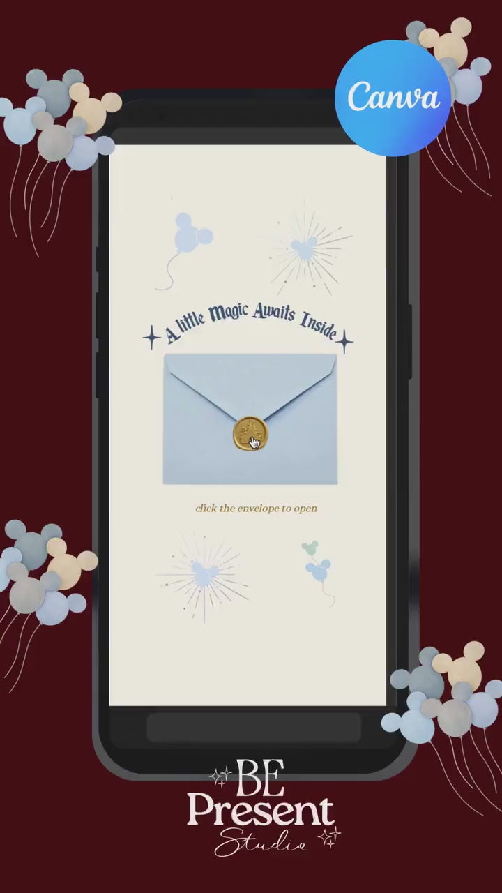 babyland Baby Shower Website Invitation its a boy  Happiest Baby Shower On Earth | Mini Baby Shower Canva Website Template with Music